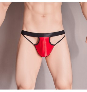 Feeetmoi - Men's Hollow-Out Buttocks Underwear (Red)